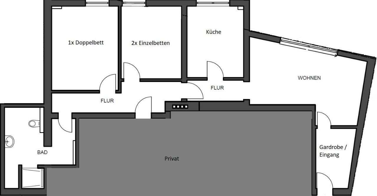 Alte Tankstelle Apartment Strassenhaus Exterior photo